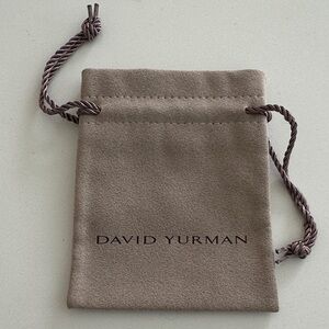 David Yurman  Jewelry Pouch 3 1/2” x 4 1/2”